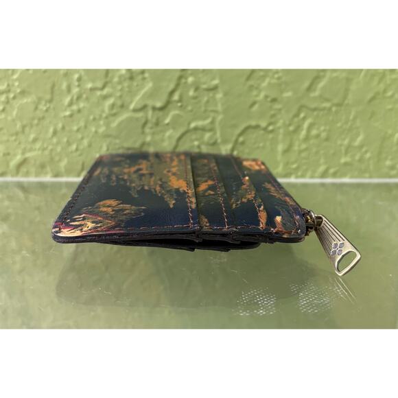 Patrisha Nash Cassis Kent Countryside Small Printed Leather ID Wallet - Picture 6 of 6